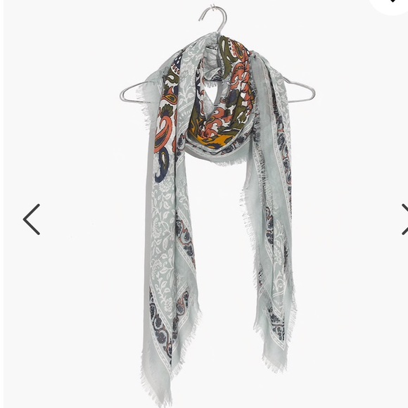 Madewell Accessories - Madewell Greta Paisley Square Scarf